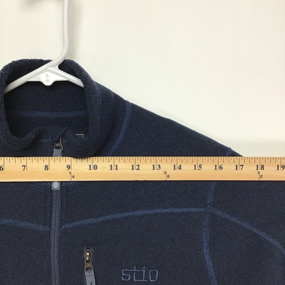 STIO men’s long sleeve full zip fleece jacket medium - Picture 9 of 10